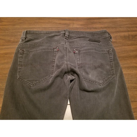 Diesel Thavar Jeans Men's Size 30 Slim Fit Skinny Black Dark Gray Denim (33x32) - Picture 4 of 7